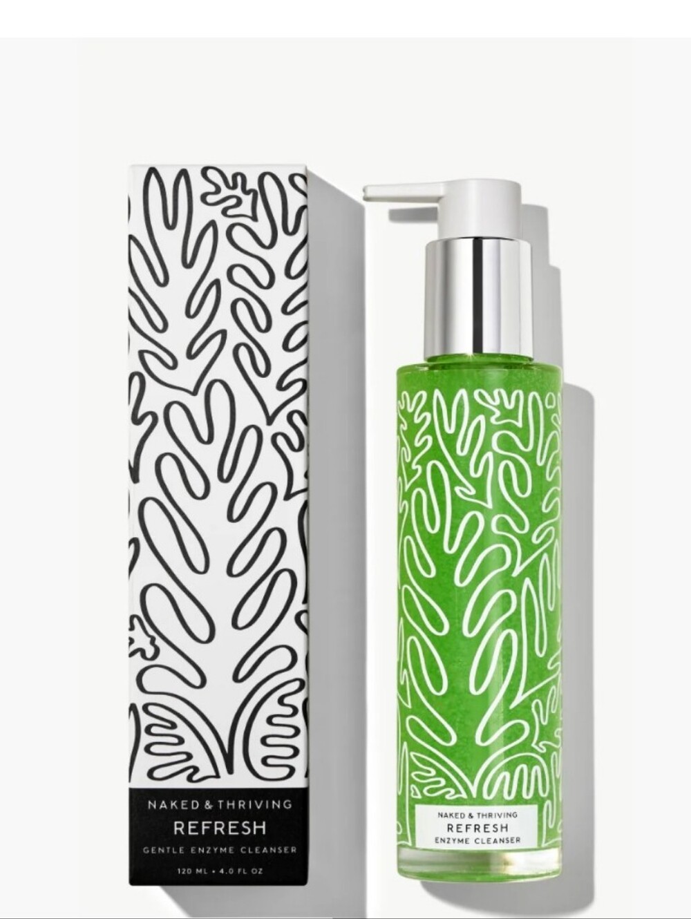 Naked & Thriving REFRESH Gentle Enzyme Face, Neck Cleanser SIGNATURE SCENT 4floz